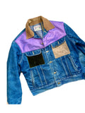 Chaqueta de mezclilla intervenida