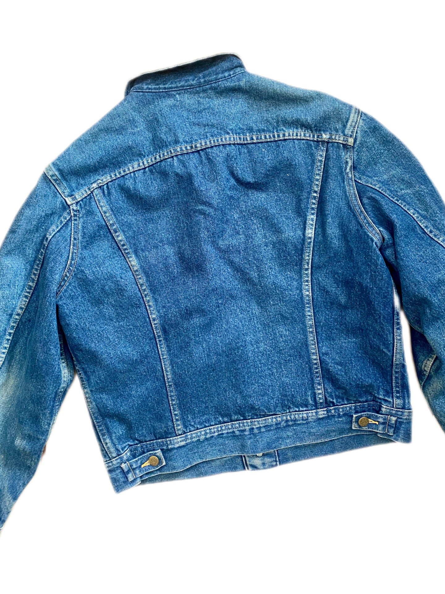Chaqueta de mezclilla intervenida