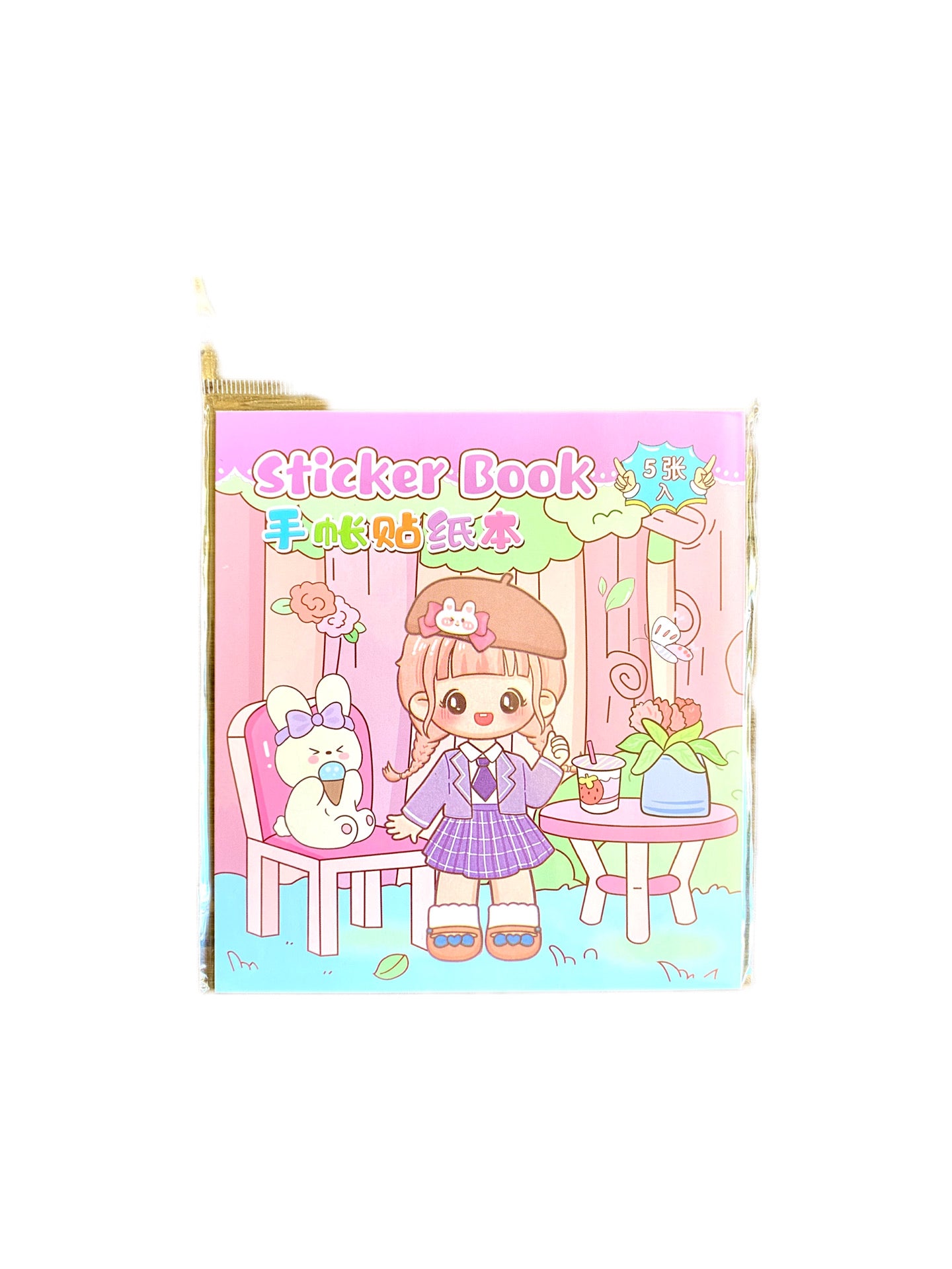 Libro de Stickers para Vestir Muñeca