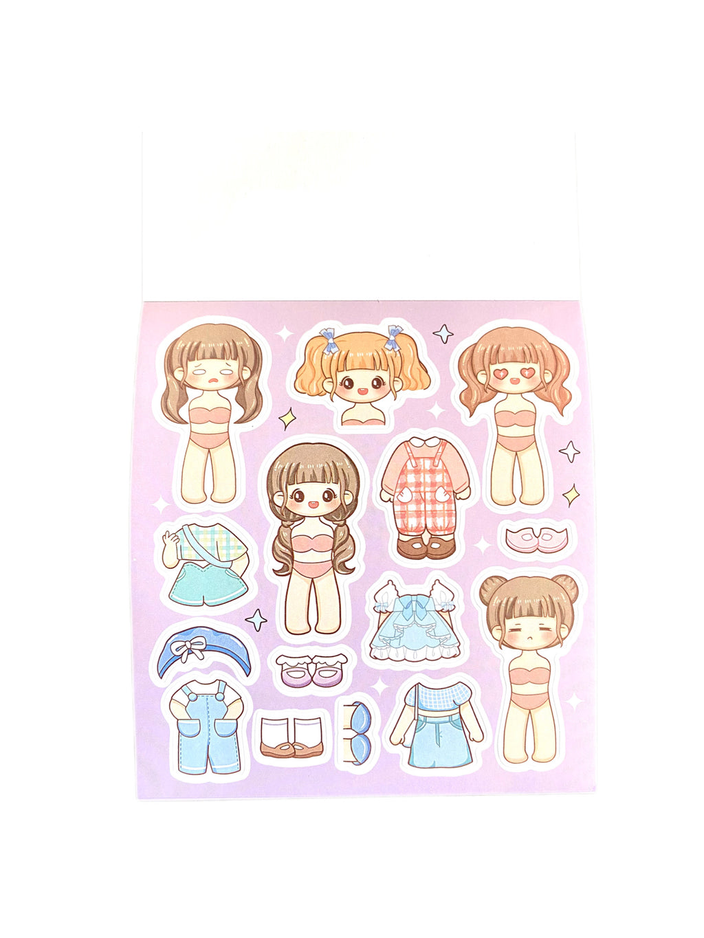 Libro de Stickers para Vestir Muñeca