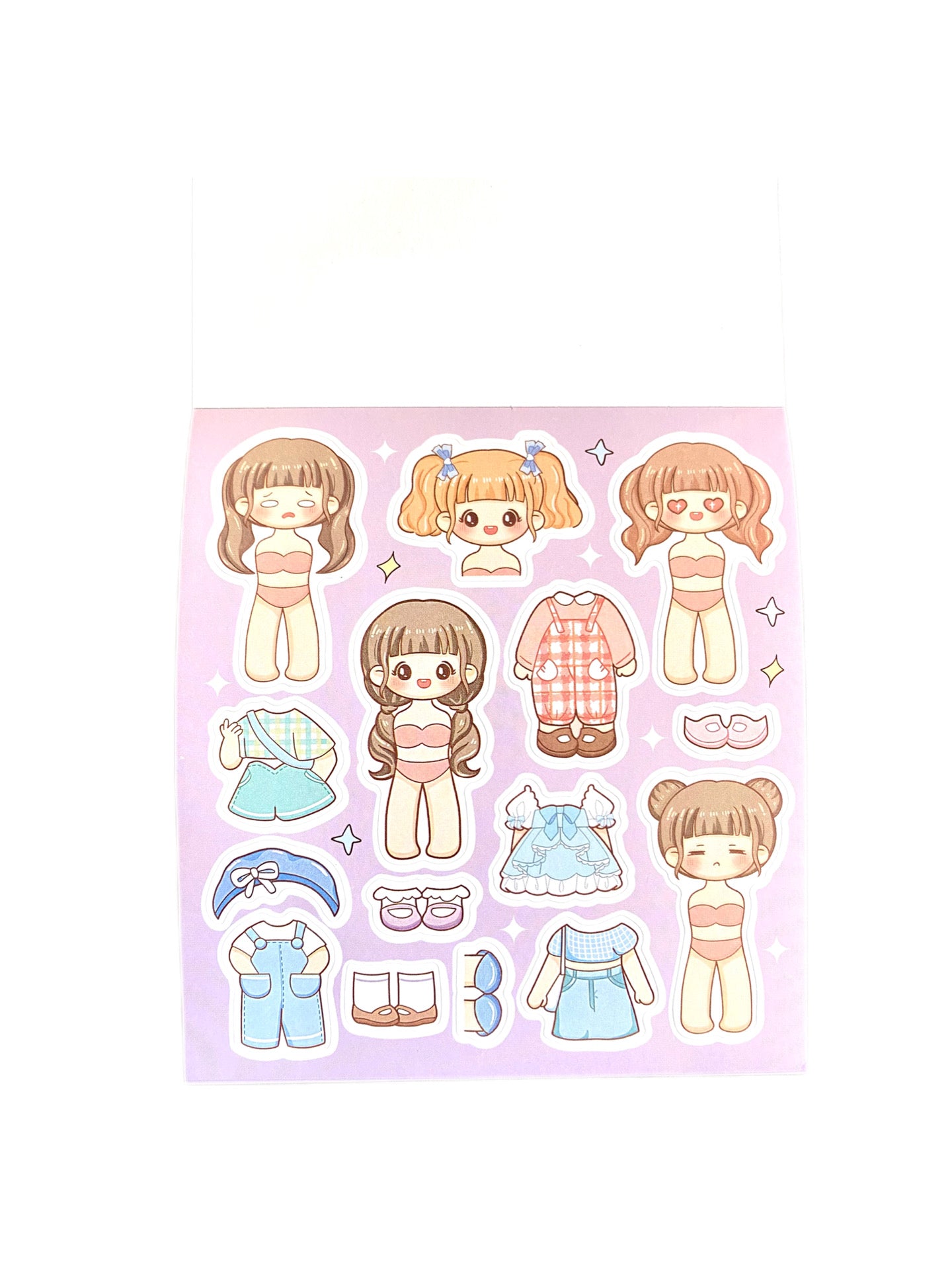 Libro de Stickers para Vestir Muñeca