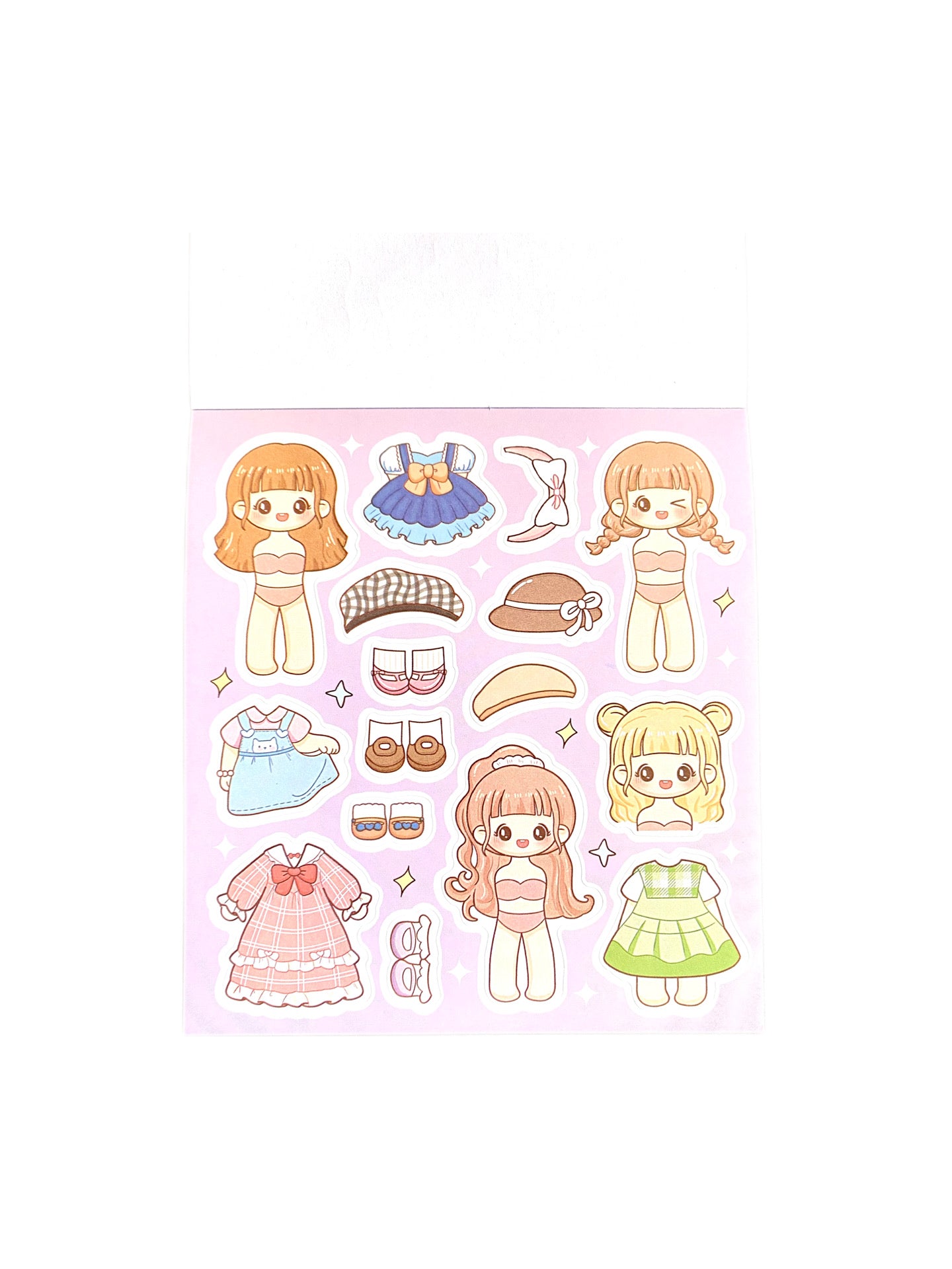 Libro de Stickers para Vestir Muñeca