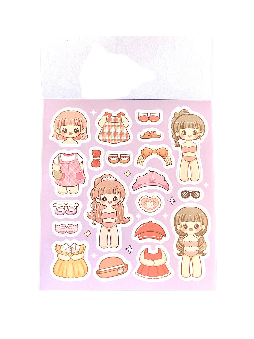 Libro de Stickers para Vestir Muñeca