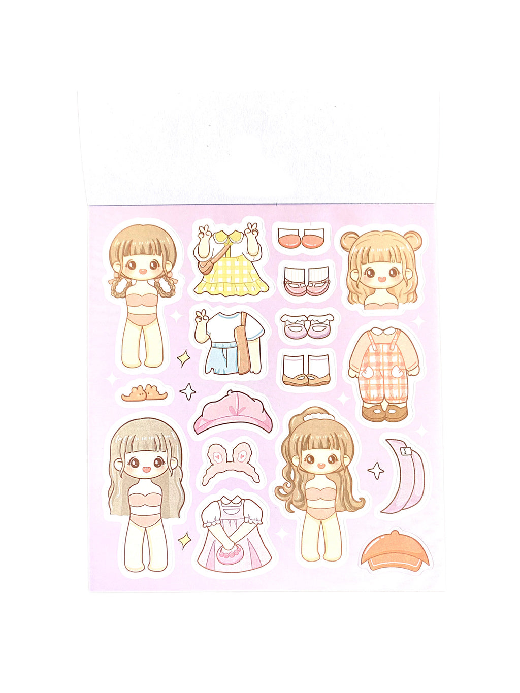 Libro de Stickers para Vestir Muñeca