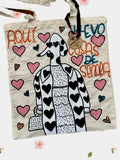 Tote Bag Perro "Aquí Llevo Cosas de Señora"