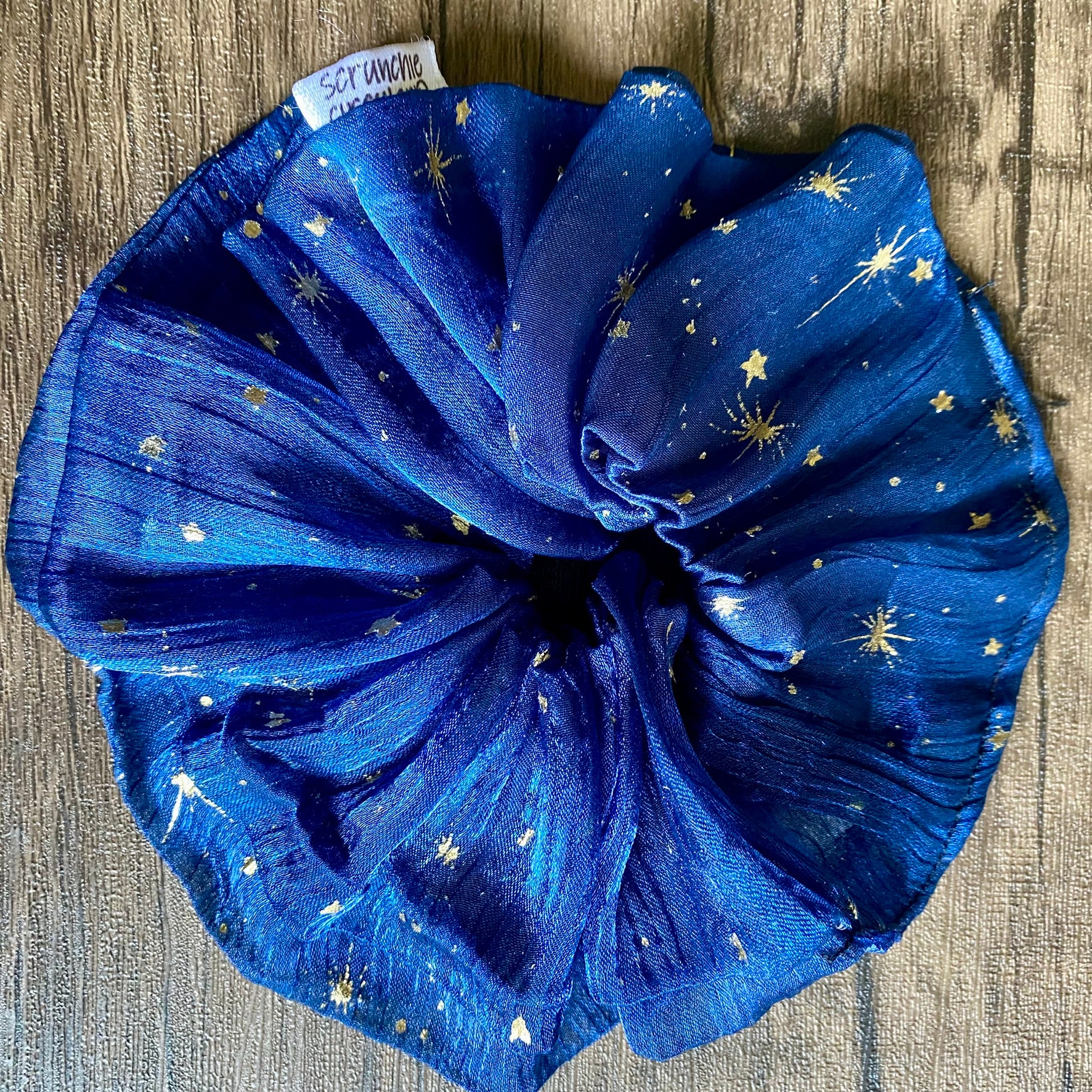 Scrunchie Astral Transparencia Azul