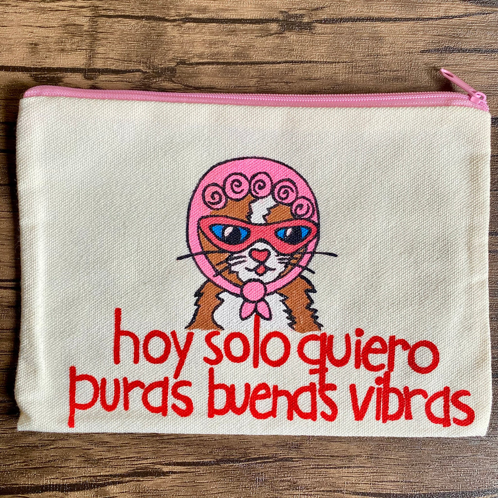 Estuche "Hoy solo quiero puras buenas vibras"