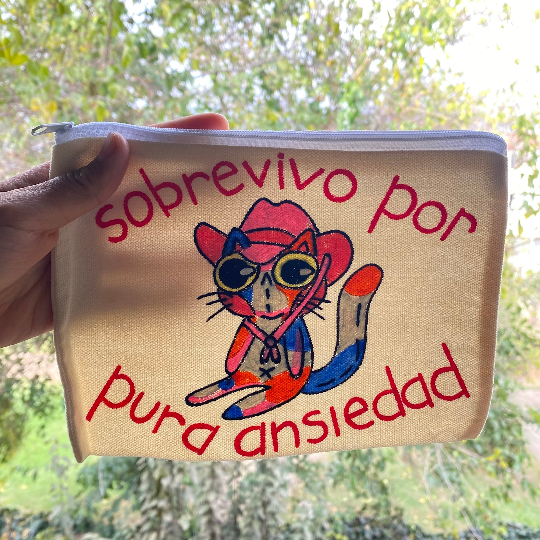 Estuche RBD "Sobrevivo por pura ansiedad"
