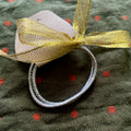 Set colets delgados Plateado