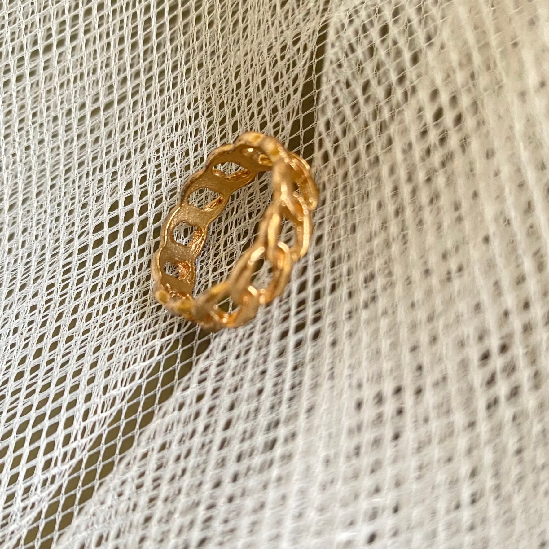 Anillo de Cadena - Dorado