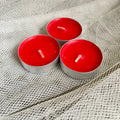 Set 3 Velas Tealights - Rojo