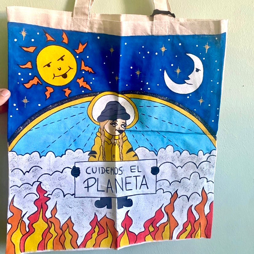 Tote Bag Medioambiente Greta Thunberg
