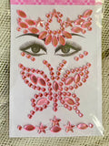 Brillos Adhesivos Rostro - Rosado