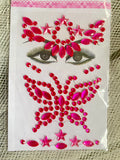 Brillos Adhesivos Rostro - Fucsia