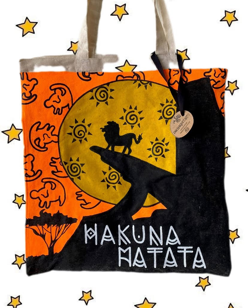 Tote Bag Rey Leon Hakuna Matata