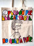Tote Bag Lisa Simson "Perdón por llegar tarde"