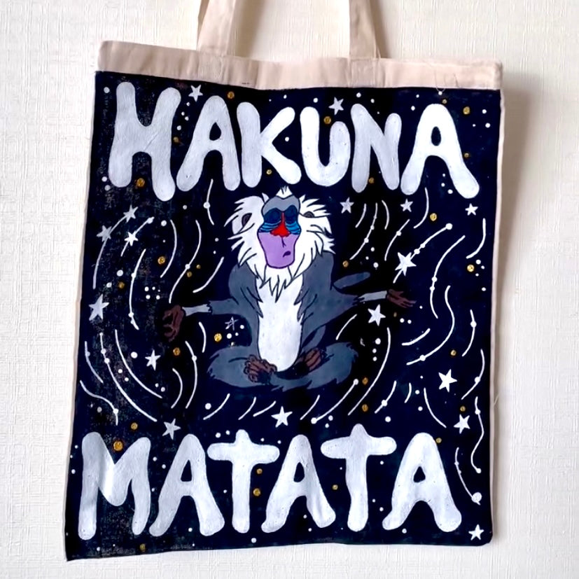 Tote Bag Rey Leon Hakuna Matata Rafiki Disney