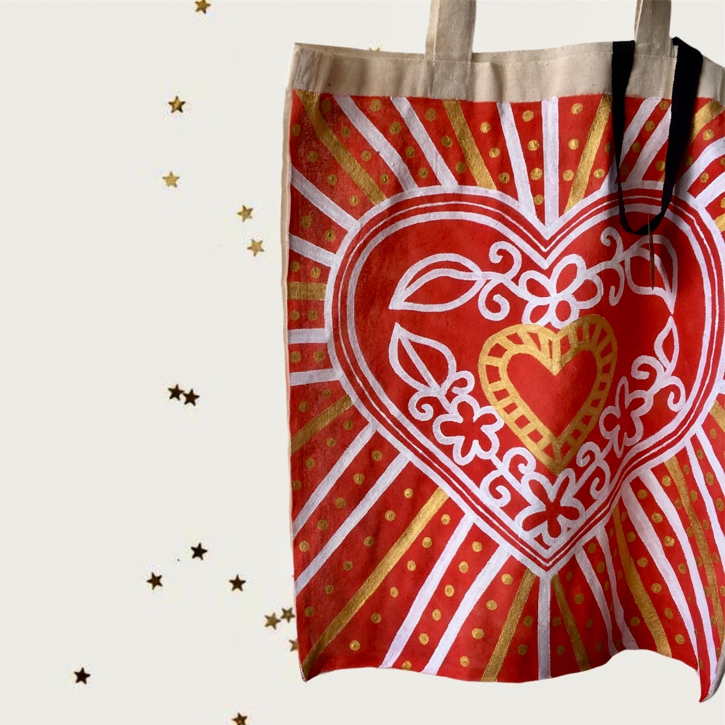 Tote Bag Rojo Corazón