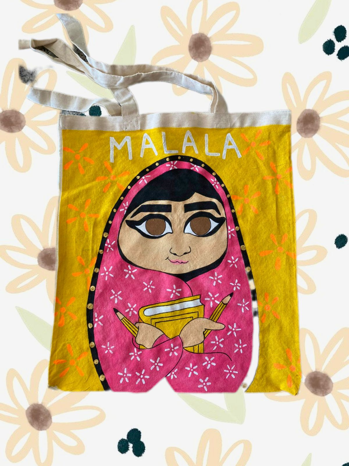 Tote Bag Malala Yousafzai Maestra Profesora