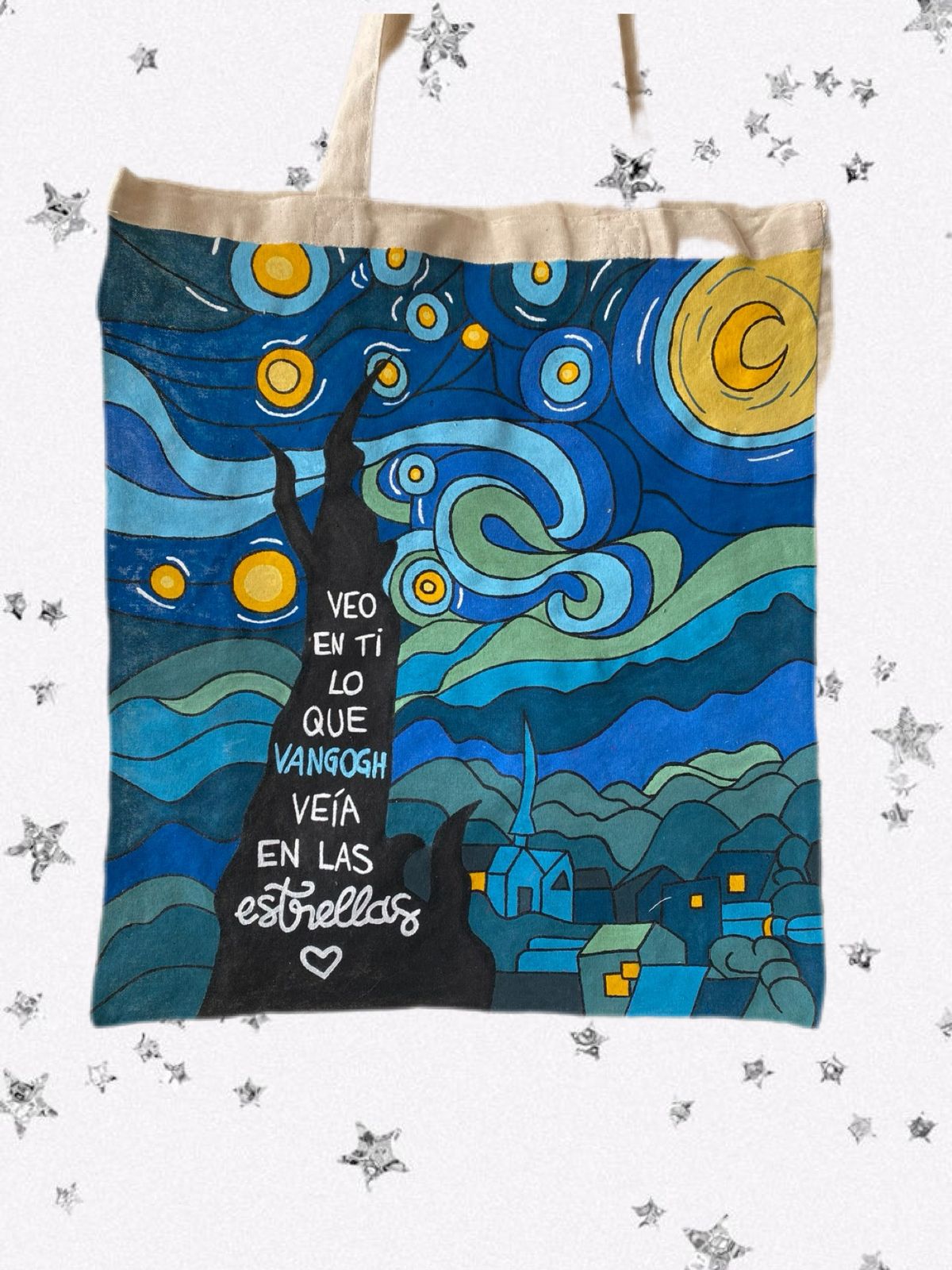 Tote Bag La Noche Estrellada Van Gogh