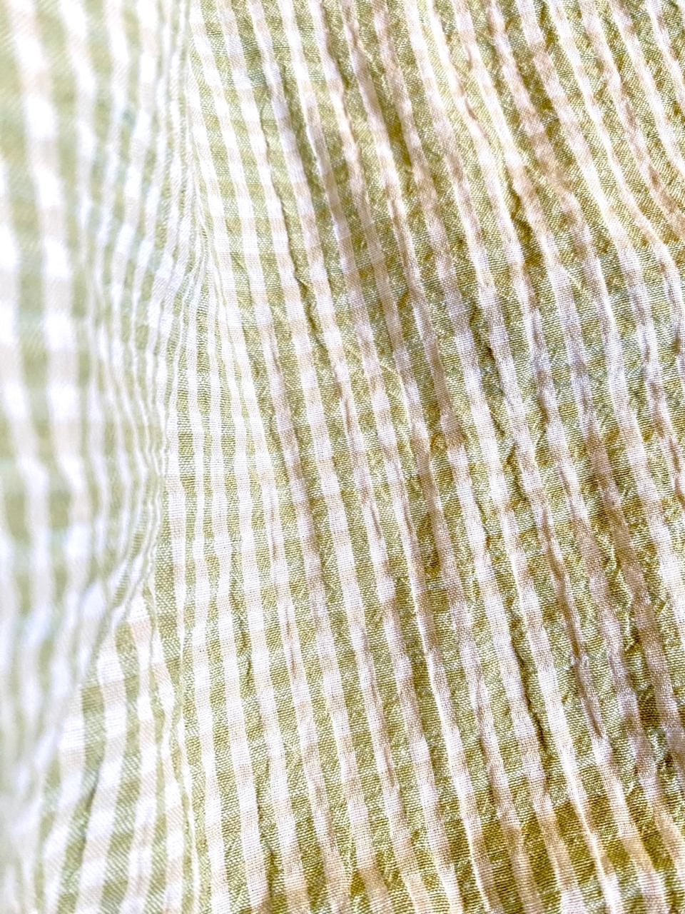 Vestido cuadros Verde